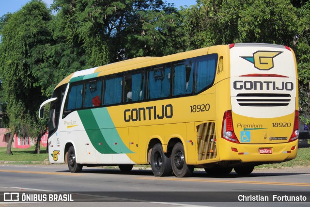 Empresa Gontijo de Transportes 18920 na cidade de Muriaé, Minas Gerais, Brasil, por Christian  Fortunato. Número da foto: #12830142.