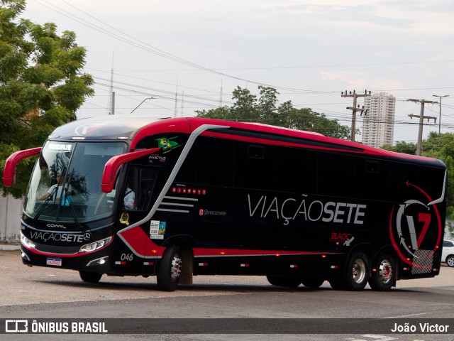 Viação Sete 046 na cidade de Teresina, Piauí, Brasil, por João Victor. Número da foto: #12832125.