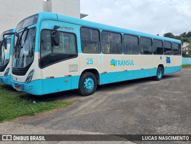 Transul – Transportes Urbanos Nossa Senhora dos Prazeres 25 na cidade de Lages, Santa Catarina, Brasil, por LUCAS NASCIMENTO. Número da foto: #12830024.
