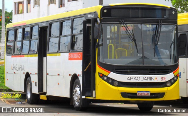 Viação Araguarina 3196 na cidade de Goiânia, Goiás, Brasil, por Carlos Júnior. Número da foto: #12832070.