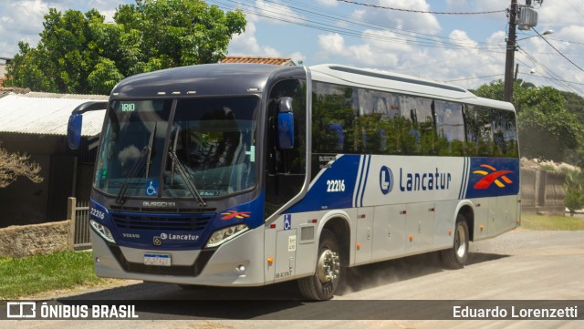 Lancatur Transporte e Turismo 22216 na cidade de São Bento do Sul, Santa Catarina, Brasil, por Eduardo Lorenzetti. Número da foto: #12830051.