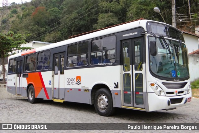 Viação Cidade do Aço RJ 174.105 na cidade de Piraí, Rio de Janeiro, Brasil, por Paulo Henrique Pereira Borges. Número da foto: #12831588.
