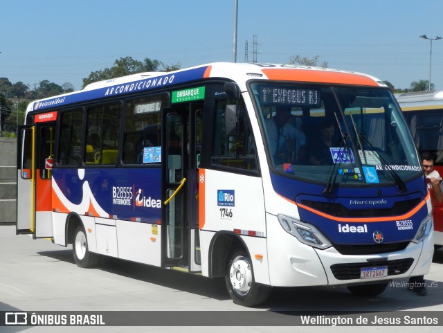 Viação Ideal B28555 na cidade de Duque de Caxias, Rio de Janeiro, Brasil, por Wellington de Jesus Santos. Número da foto: #12832000.