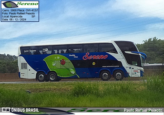 Sereno Tur 5900 na cidade de Aparecida, São Paulo, Brasil, por Paulo Rafael Peixoto. Número da foto: #12830130.