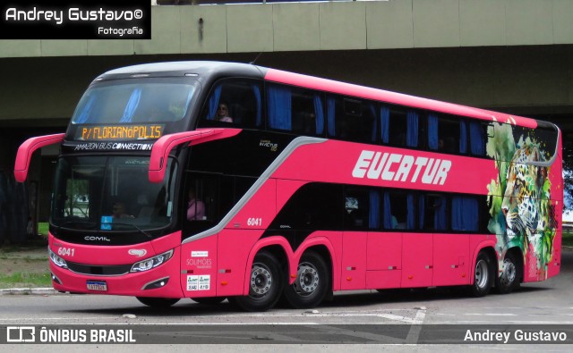 Eucatur - Empresa União Cascavel de Transportes e Turismo 6041 na cidade de Florianópolis, Santa Catarina, Brasil, por Andrey Gustavo. Número da foto: #12831845.