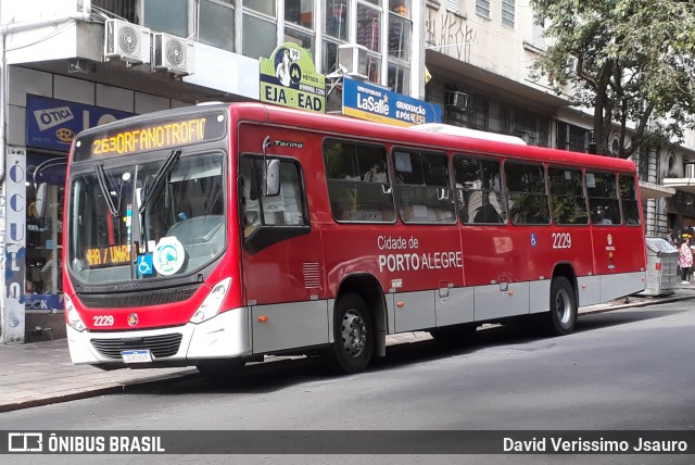 VTC - Viação Teresópolis Cavalhada 2229 na cidade de Porto Alegre, Rio Grande do Sul, Brasil, por David Verissimo Jsauro. Número da foto: #12830048.