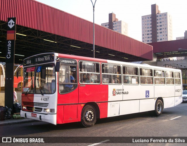 Nova Aliança  4 > Empresa de Transportes Novo Horizonte 4 4287 na cidade de São Paulo, São Paulo, Brasil, por Luciano Ferreira da Silva. Número da foto: #12831292.