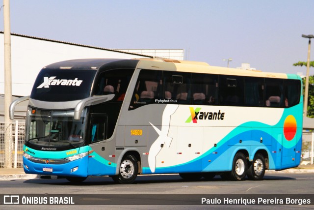 Viação Xavante 14600 na cidade de Goiânia, Goiás, Brasil, por Paulo Henrique Pereira Borges. Número da foto: #12831576.