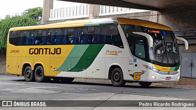 Empresa Gontijo de Transportes 21590 na cidade de Limeira, São Paulo, Brasil, por Pedro Ricardo Rodrigues. Número da foto: #12830178.