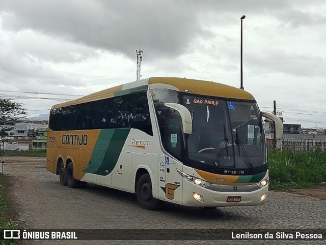 Empresa Gontijo de Transportes 21295 na cidade de Caruaru, Pernambuco, Brasil, por Lenilson da Silva Pessoa. Número da foto: #12831568.