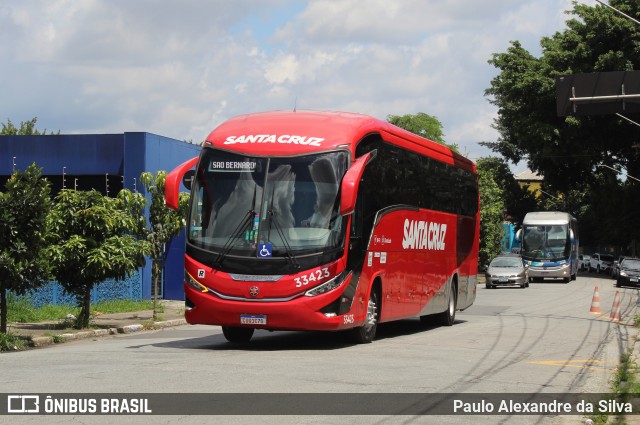 Viação Santa Cruz 33423 na cidade de São Paulo, São Paulo, Brasil, por Paulo Alexandre da Silva. Número da foto: #12831029.