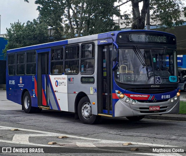 Next Mobilidade - ABC Sistema de Transporte 81.185 na cidade de Santo André, São Paulo, Brasil, por Matheus Costa. Número da foto: #12830025.