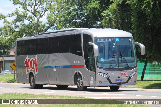 Auto Viação 1001 RJ 108.1239 na cidade de Muriaé, Minas Gerais, Brasil, por Christian  Fortunato. Número da foto: #12830148.