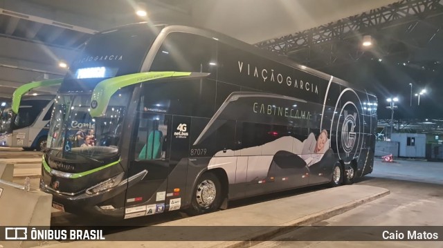 Viação Garcia 87079 na cidade de Santos, São Paulo, Brasil, por Caio Matos. Número da foto: #12830391.