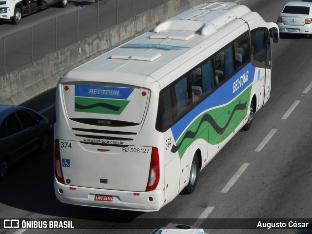 Bel-Tour Transportes e Turismo 374 na cidade de Nova Iguaçu, Rio de Janeiro, Brasil, por Augusto César. Número da foto: #12832574.