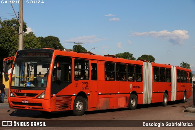 Expresso Azul JE849 na cidade de Curitiba, Paraná, Brasil, por Busologia Gabrielística. Número da foto: #12832824.