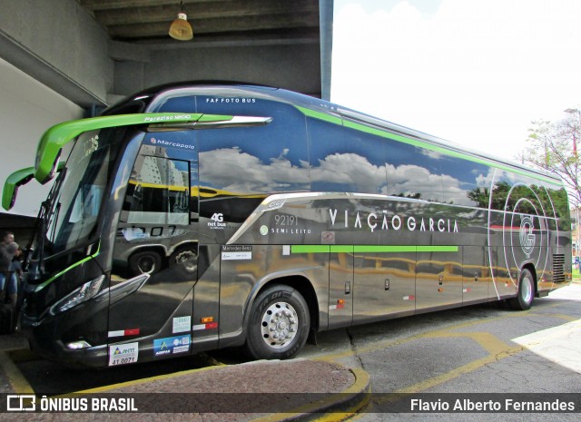 Viação Garcia 92191 na cidade de Sorocaba, São Paulo, Brasil, por Flavio Alberto Fernandes. Número da foto: #12833171.