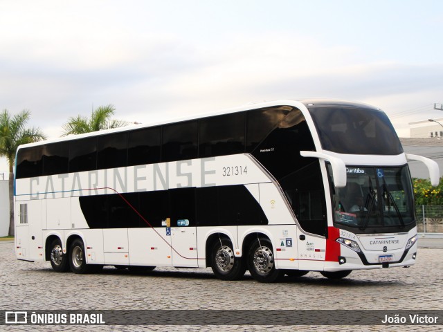 Auto Viação Catarinense 321314 na cidade de Balneário Camboriú, Santa Catarina, Brasil, por João Victor. Número da foto: #12833076.