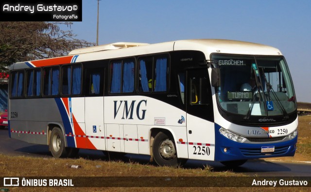 VMG - Viação Minas Gerais 2250 na cidade de Patrocínio, Minas Gerais, Brasil, por Andrey Gustavo. Número da foto: #12832860.