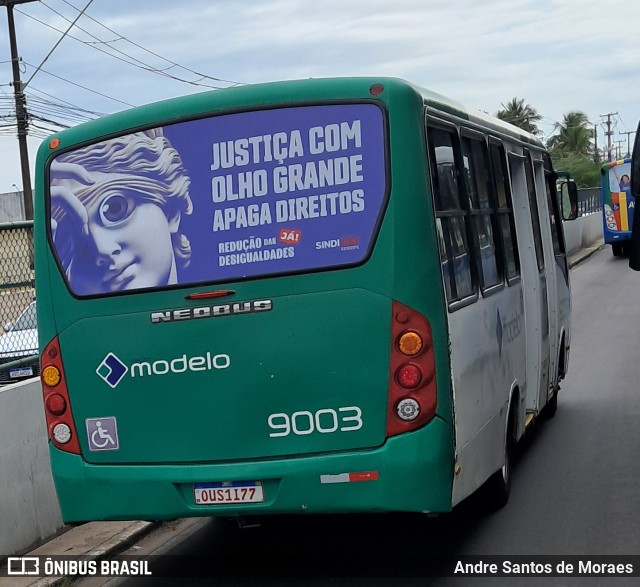 Viação Modelo 9003 na cidade de Aracaju, Sergipe, Brasil, por Andre Santos de Moraes. Número da foto: #12832737.