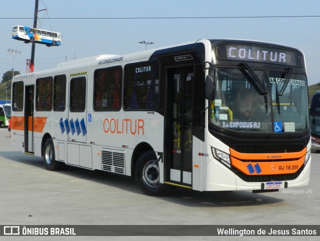 Colitur Transportes Rodoviários RJ 116.009 na cidade de Duque de Caxias, Rio de Janeiro, Brasil, por Wellington de Jesus Santos. Número da foto: #12833538.
