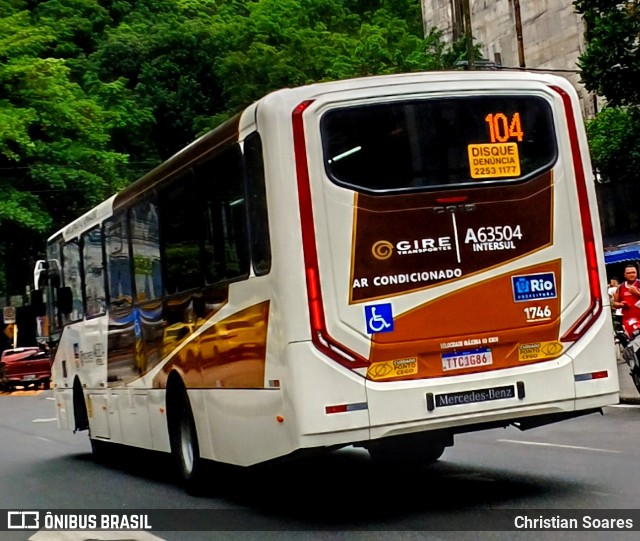 Erig Transportes > Gire Transportes A63504 na cidade de Rio de Janeiro, Rio de Janeiro, Brasil, por Christian Soares. Número da foto: #12833686.