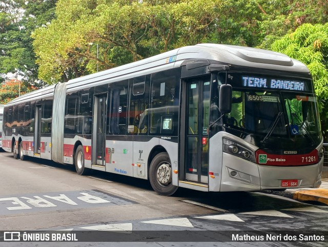 Viação Campo Belo 7 1261 na cidade de São Paulo, São Paulo, Brasil, por Matheus Neri dos Santos. Número da foto: #12832180.