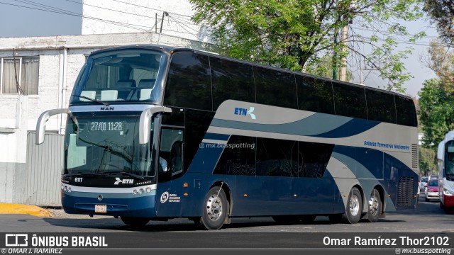 ETN - Enlaces Terrestres Nacionales 6117 na cidade de Gustavo A. Madero, Ciudad de México, México, por Omar Ramírez Thor2102. Número da foto: #12832238.