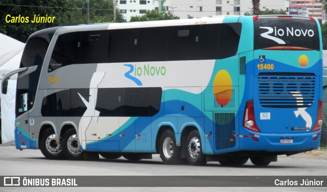 Rio Novo Transportes e Turismo 15400 na cidade de Goiânia, Goiás, Brasil, por Carlos Júnior. Número da foto: #12832936.
