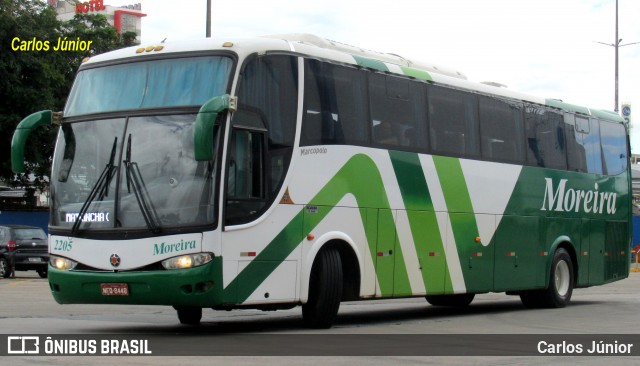 Empresa de Transportes e Turismo Moreira 2205 na cidade de Goiânia, Goiás, Brasil, por Carlos Júnior. Número da foto: #12833809.
