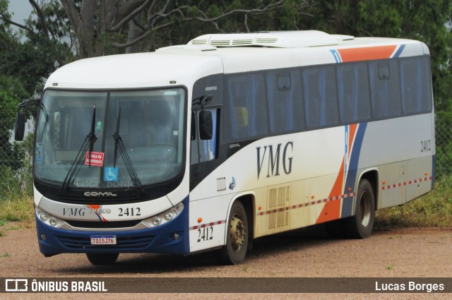 VMG - Viação Minas Gerais 2412 na cidade de Araxá, Minas Gerais, Brasil, por Lucas Borges . Número da foto: #12833322.