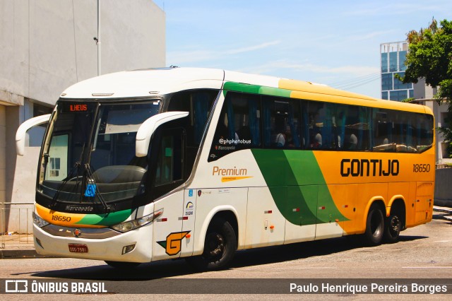 Empresa Gontijo de Transportes 18650 na cidade de Rio de Janeiro, Rio de Janeiro, Brasil, por Paulo Henrique Pereira Borges. Número da foto: #12833514.