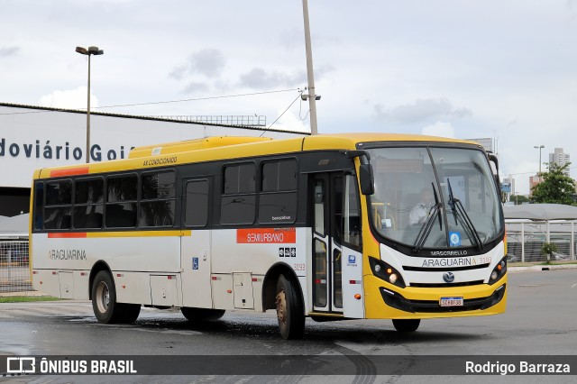 Viação Araguarina 3193 na cidade de Goiânia, Goiás, Brasil, por Rodrigo Barraza. Número da foto: #12833413.