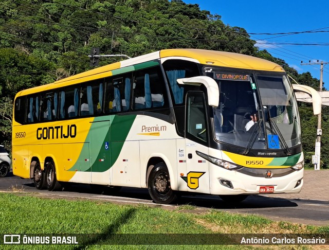 Empresa Gontijo de Transportes 19550 na cidade de Juiz de Fora, Minas Gerais, Brasil, por Antônio Carlos Rosário. Número da foto: #12833948.