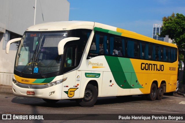 Empresa Gontijo de Transportes 18380 na cidade de Rio de Janeiro, Rio de Janeiro, Brasil, por Paulo Henrique Pereira Borges. Número da foto: #12833510.