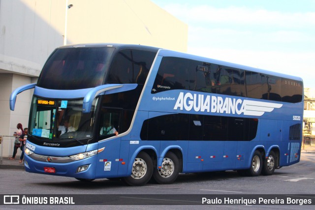 Viação Águia Branca 50020 na cidade de Rio de Janeiro, Rio de Janeiro, Brasil, por Paulo Henrique Pereira Borges. Número da foto: #12833472.