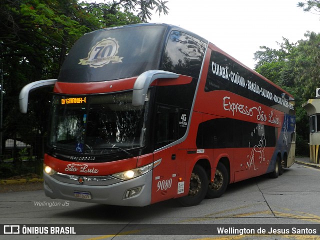 Expresso São Luiz 9080 na cidade de São Paulo, São Paulo, Brasil, por Wellington de Jesus Santos. Número da foto: #12833795.