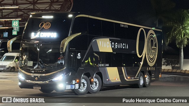 Viação Garcia 96011 na cidade de Londrina, Paraná, Brasil, por Paulo Henrique Coelho Correa. Número da foto: #12834826.