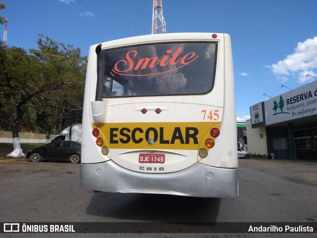 Smile Transportes e Turismo 745 na cidade de Paraibuna, São Paulo, Brasil, por Andarilho Paulista. Número da foto: #12834851.
