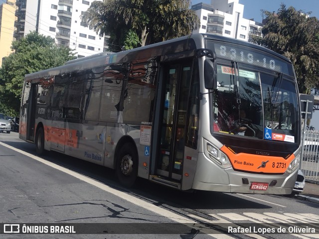 Viação Gato Preto 8 2731 na cidade de São Paulo, São Paulo, Brasil, por Rafael Lopes de Oliveira. Número da foto: #12835115.
