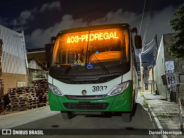 Expresso Caribus Transportes 3037 na cidade de Cuiabá, Mato Grosso, Brasil, por Daniel Henrique. Número da foto: #12835399.