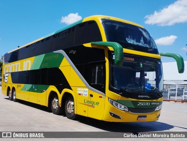 Empresa Gontijo de Transportes 25070 na cidade de Goiânia, Goiás, Brasil, por Carlos Daniel Moreira Batista. Número da foto: #12835278.