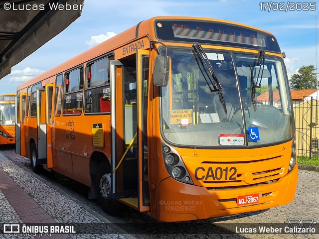 Auto Viação Santo Antônio CA012 na cidade de Curitiba, Paraná, Brasil, por Lucas Weber Calizario. Número da foto: #12834612.