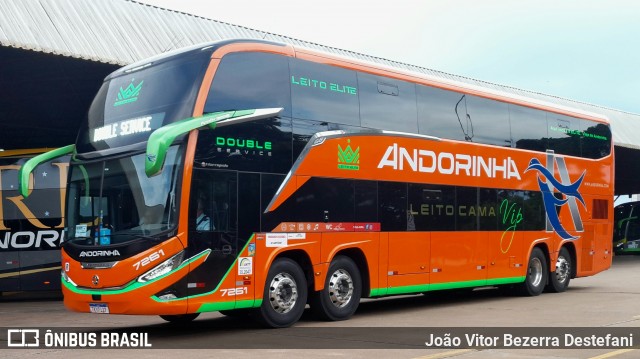 Empresa de Transportes Andorinha 7261 na cidade de Maringá, Paraná, Brasil, por João Vitor Bezerra Destefani. Número da foto: #12834507.