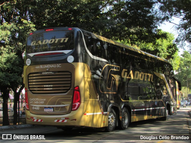 Auto Viação Gadotti 6400 na cidade de São Paulo, São Paulo, Brasil, por Douglas Célio Brandao. Número da foto: #12836411.