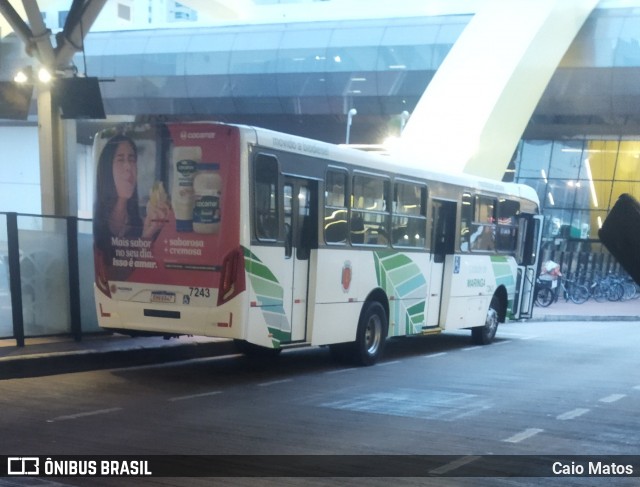 TCCC - Transporte Coletivo Cidade Canção 7243 na cidade de Maringá, Paraná, Brasil, por Caio Matos. Número da foto: #12834529.