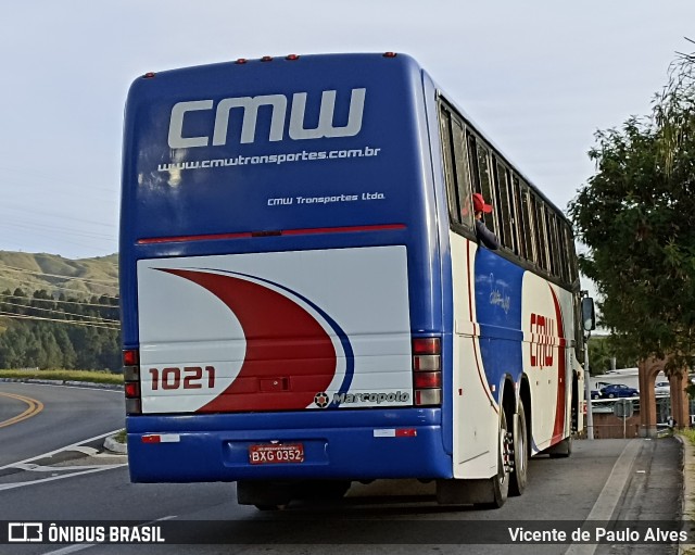 CMW Transportes 1021 na cidade de Aparecida, São Paulo, Brasil, por Vicente de Paulo Alves. Número da foto: #12834575.