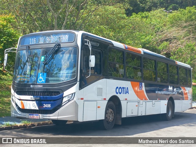 Viação Raposo Tavares Cotia 2406 na cidade de Cotia, São Paulo, Brasil, por Matheus Neri dos Santos. Número da foto: #12834743.