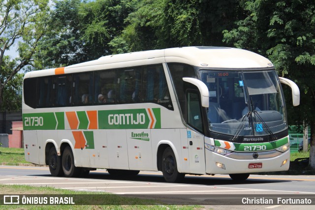 Empresa Gontijo de Transportes 21730 na cidade de Muriaé, Minas Gerais, Brasil, por Christian  Fortunato. Número da foto: #12834637.