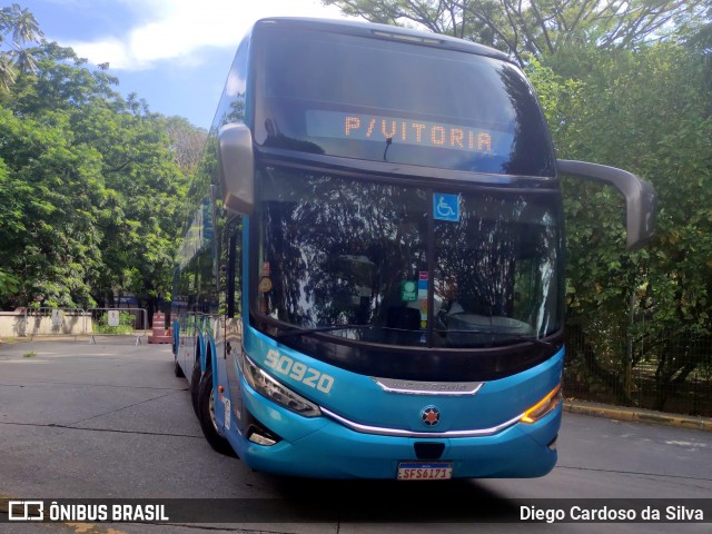 Viação Águia Branca 50920 na cidade de São Paulo, São Paulo, Brasil, por Diego Cardoso da Silva. Número da foto: #12835619.